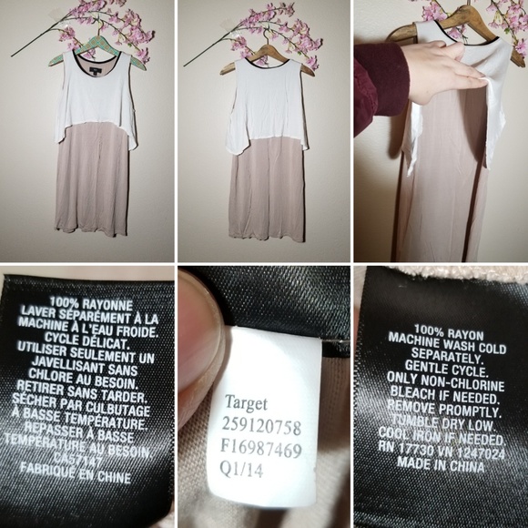 Mossimo Rayon color block Flowy Dress - Picture 6 of 9